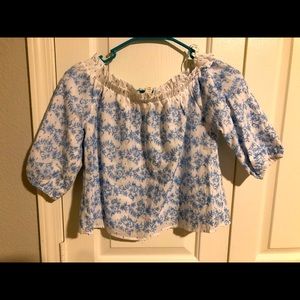 Beautiful Never worn Off-shoulder crop top!